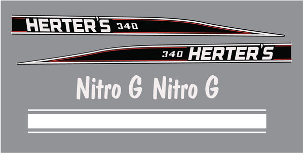 1974 Herter's Nitro G 340 Decals