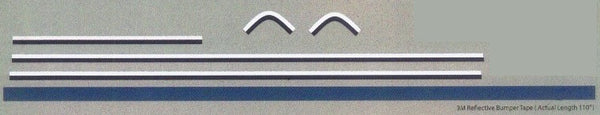 1976 Sno Jet Bumper Tape and Stripe Decals