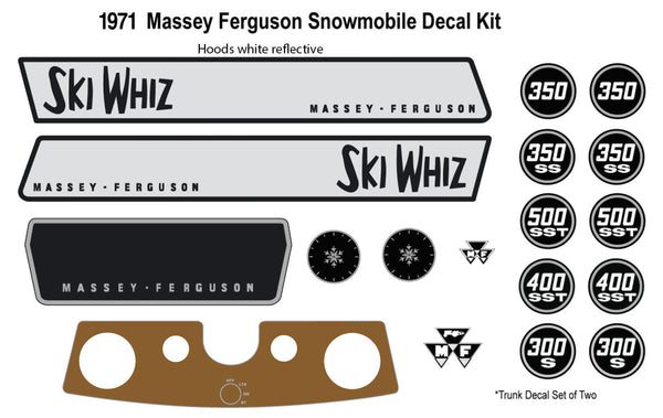 1971 Massey Ferguson Decal Kit