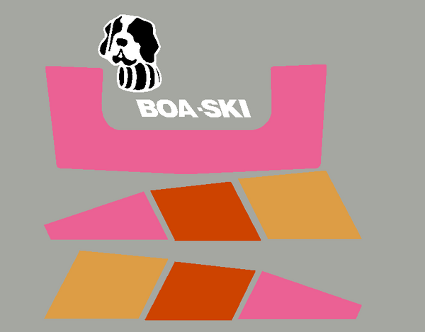 Boa Ski BAR Decal Kit