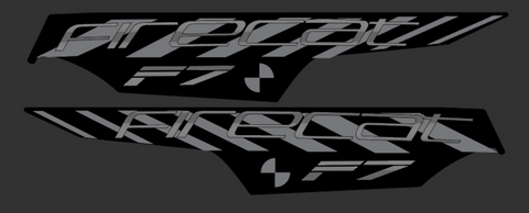 2004 F7 Firecat Arctic Cat Side Hood Decals – The Sled Printer