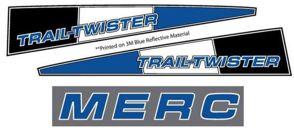 1976 Mercury Trail Twister Hood Decals