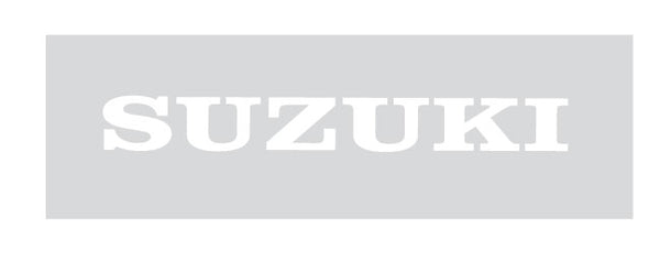 Suzuki Snow Flap Stencil Decal