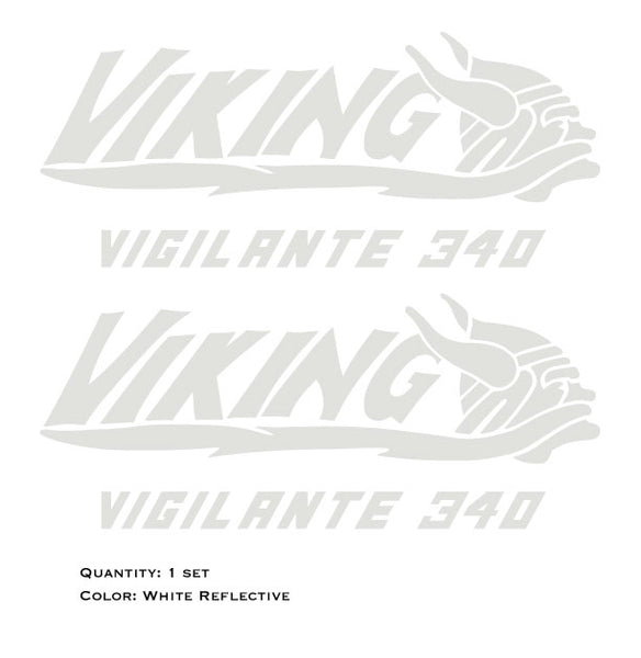 Viking Vigilante 340 Hood Decals