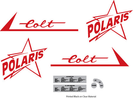 1967 Polaris Colt Decal Set
