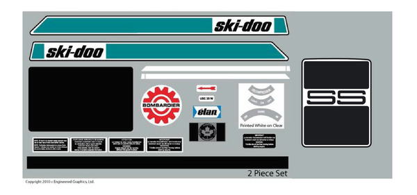 Copy of 1972 Ski-Doo Elan SS Decal Set
