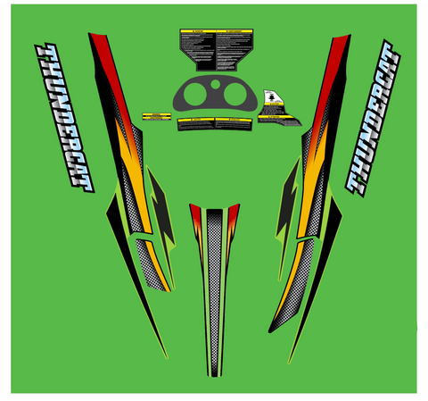 2000 Thundercat Arctic Cat (Green) Hood Only – The Sled Printer