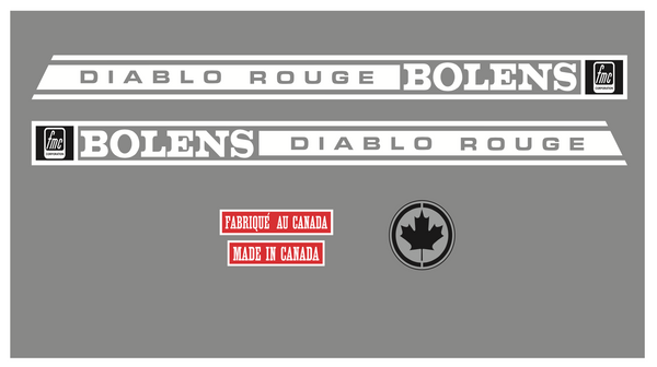 1967 - 68 Bolens Diablo Rouge Set