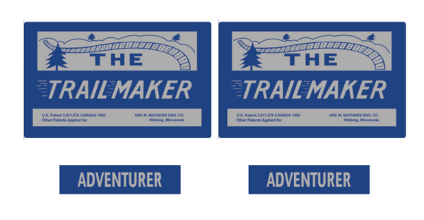 1963-65 Trailmaker Decal Set