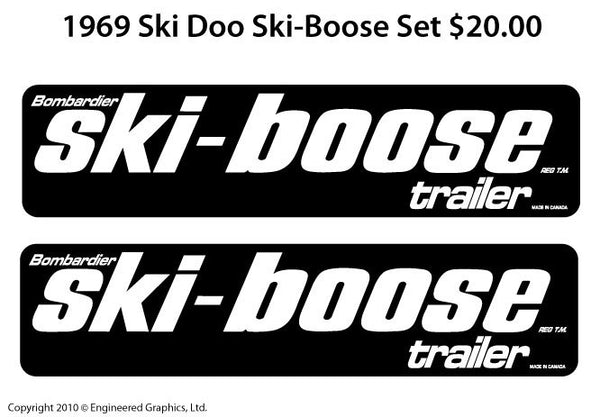 1969 Ski-Doo Ski-Boose Decal Set
