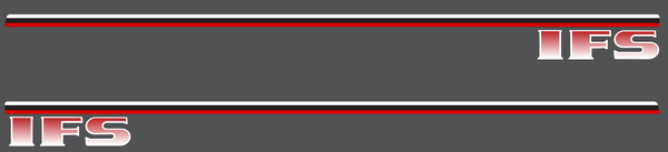 1992 Polaris RXL Red Trailing Arm Decals