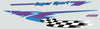 1997 Polaris 488 Super Sport Left Side Hood Decals