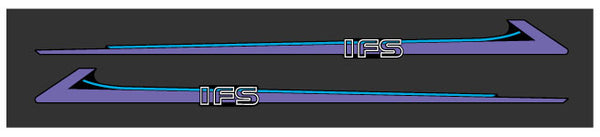 1994 Polaris XLT IFS Trailing Arm Decals