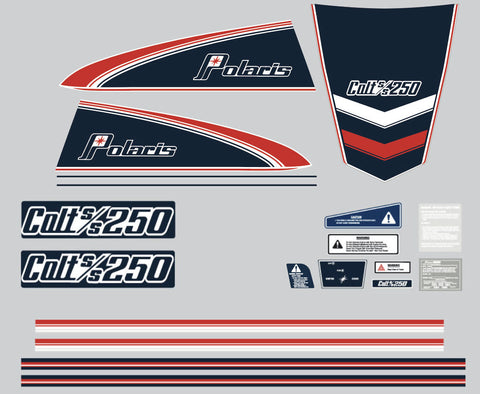 1977 Polaris Colt S/S Decal Set