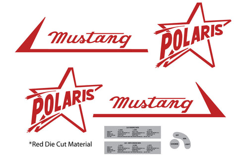 1967 Polaris Mustang Decal Set
