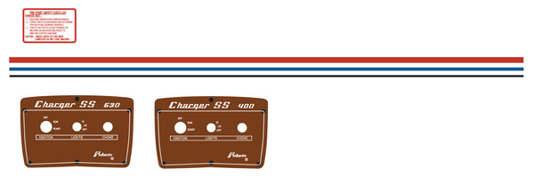 1972 Polaris Charger SS Decal Set