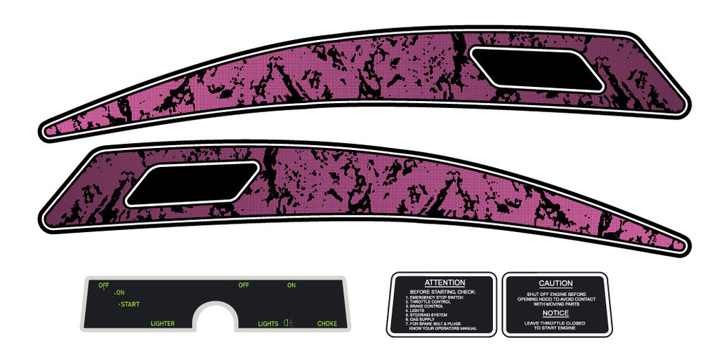 1974 Arctic Cat Cheetah / Panther Hood Decals The Sled Printer