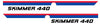 Evinrude 1976 1776 Skimmer Tunnel Decals