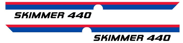 Evinrude 1976 1776 Skimmer Tunnel Decals