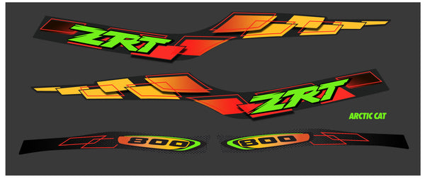 2001 Arctic Cat ZRT 800 Hood Decals