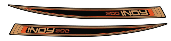 1983 Polaris Indy 600 (Orange) Hood Decals