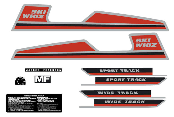 1974 Massey Ferguson Decal Kit