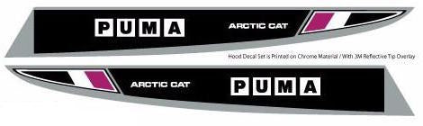 1970 Arctic Cat Puma Hood Decals