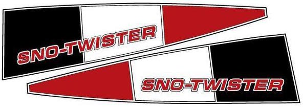 1976 Mercury Sno-Twisted Liquid Hood Decals