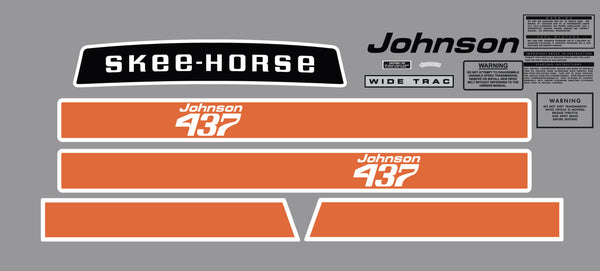 1970 Johnson  Ski-Horse Decal Kit