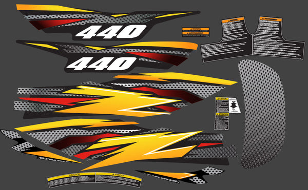 2003 Arctic Cat Boss Cat 440z Decal Kit