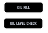 1970-1981 Arctic Cat Oil Fill-Level Decal