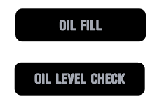 1970-1981 Arctic Cat Oil Fill-Level Decal