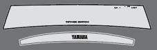 1980 Yamaha Exciter 440 Gas Tank Dash Decal