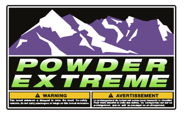 1997 Powder Extreme Arctic Cat Trunk Decal