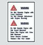 1974 Polaris Warning / Clutch Cover Decal