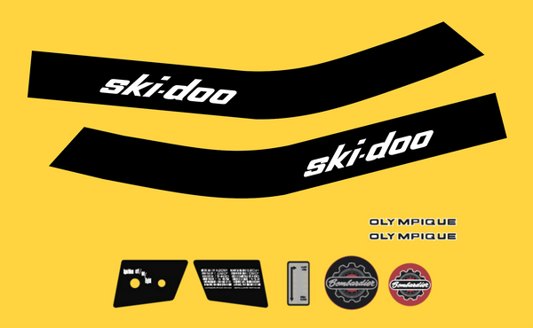 1967 Ski Doo Olympique Decals