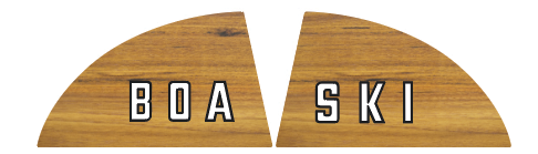 1971 Boa-Ski Wood Grain Hood Decals