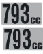 1971 Boa-Ski Mark I/II 793cc model decal