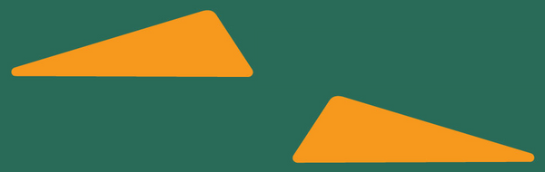 1974 Skiroule RTX Orange Reflective Triangle Decals