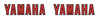 1974 Yamaha Logo Decals