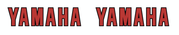 1974 Yamaha Logo Decals