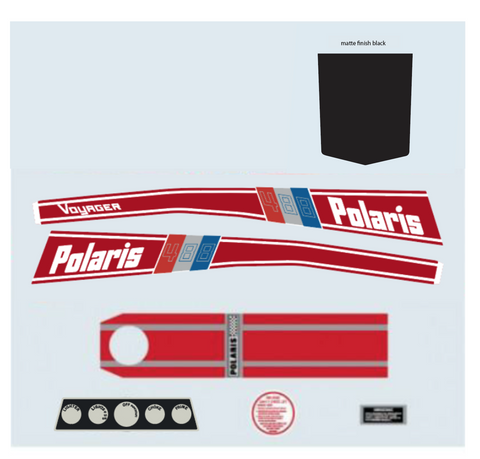 1971 Polaris Charger / Mustang / Playmate / Voyager Decal Set
