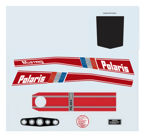 1971 Polaris Charger / Mustang / Playmate / Voyager Decal Set