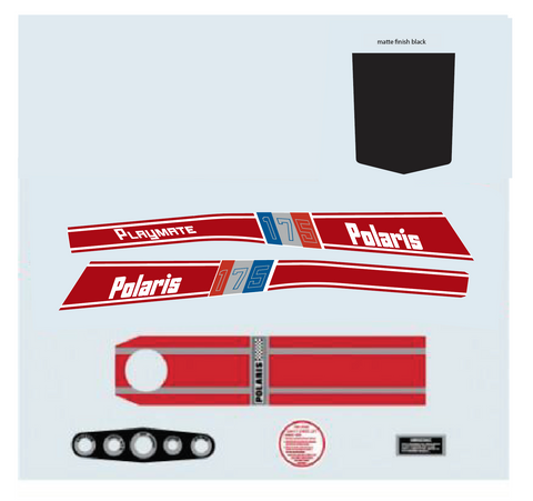 1971 Polaris Charger / Mustang / Playmate / Voyager Decal Set