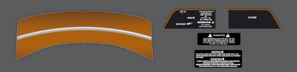 1978 Arctic Cat Pantera Dash Decals