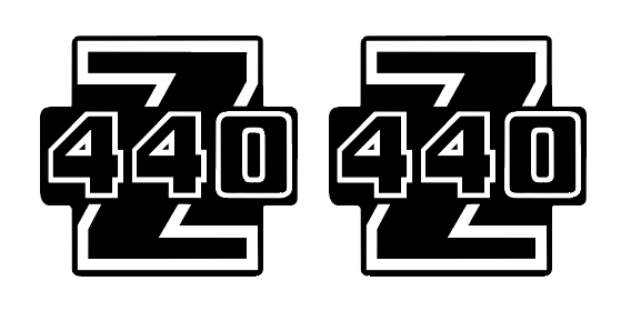 1975 Arctic Cat 440 Z Decals