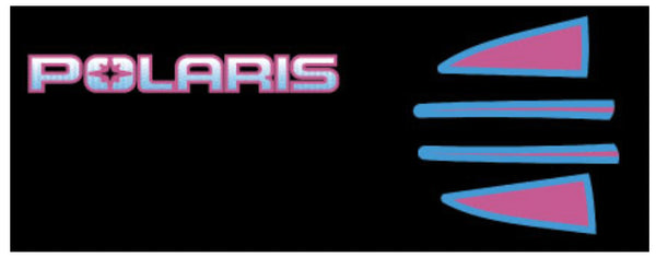1993 Polaris INDY Storm Nose Decals