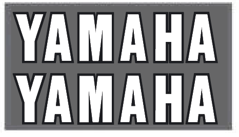 1976 Yamaha Exciter "YAMAHA" Decals