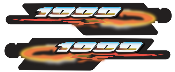 2001 Artic Cat Thunder Cat 1000 Tunnel Decals