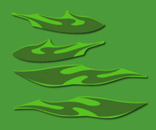 2002 Arctic Cat ZR Flame Decals